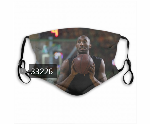 2021 NBA Los Angeles Lakers #24 kobe bryant 33226 Dust mask with filter